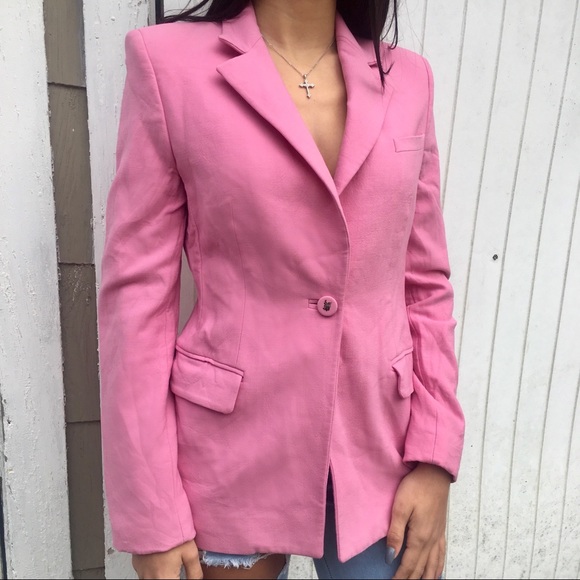 vintage pink blazer